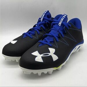 Under Armour Nitro Football Cleats Spine 4D Foam Size 12.5 New Blue